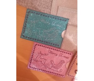 Stickserie ITH - Schokolinsen Adventskalender to go Hüllen